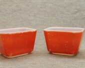 Pyrex 501-B Red Small Dishes