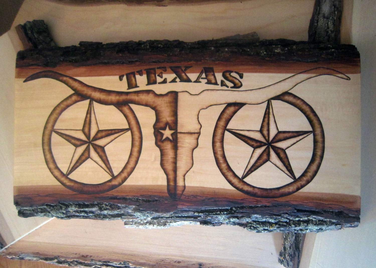 Reserved for Connor - Texas longhorn lone star