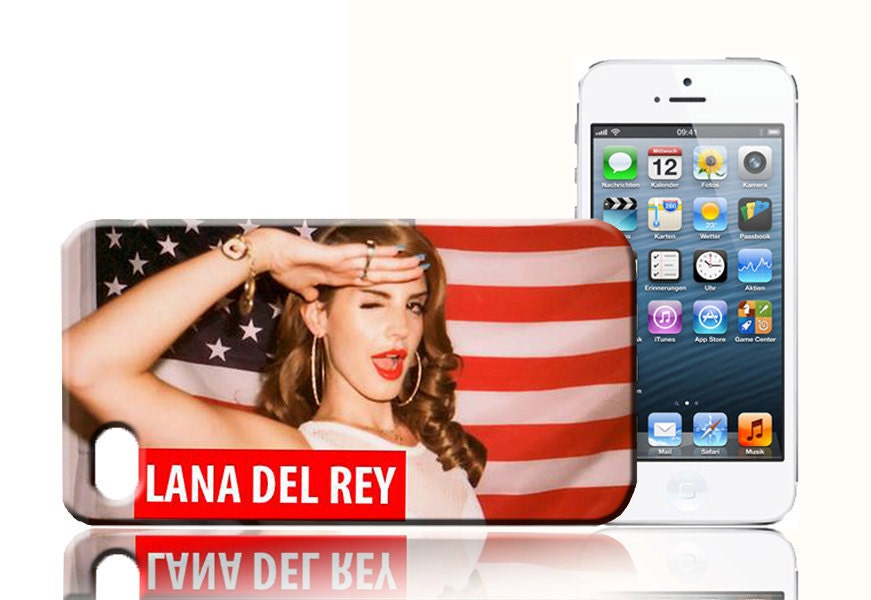 Black and white iphone 5 case-Lana del Rey printed cover available for samsung galaxy s3 and iPhone5 case