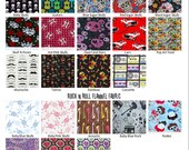Custom Punk Rock Cotton or Flannel Crib Sheet -- Many Options -- Premium Fabric -- Geek-a-bye Baby Bedding -- Fits on Toddler Bed, Elastic