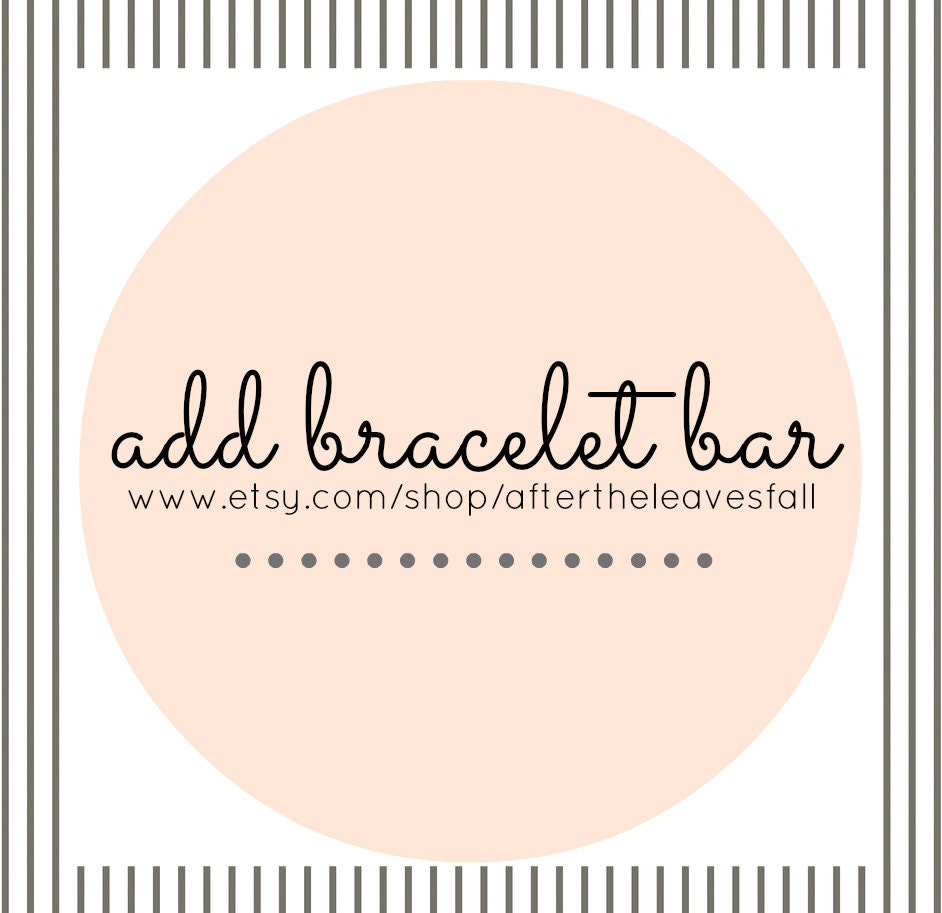 Additional Bracelet Bar for Jewelry Organizer