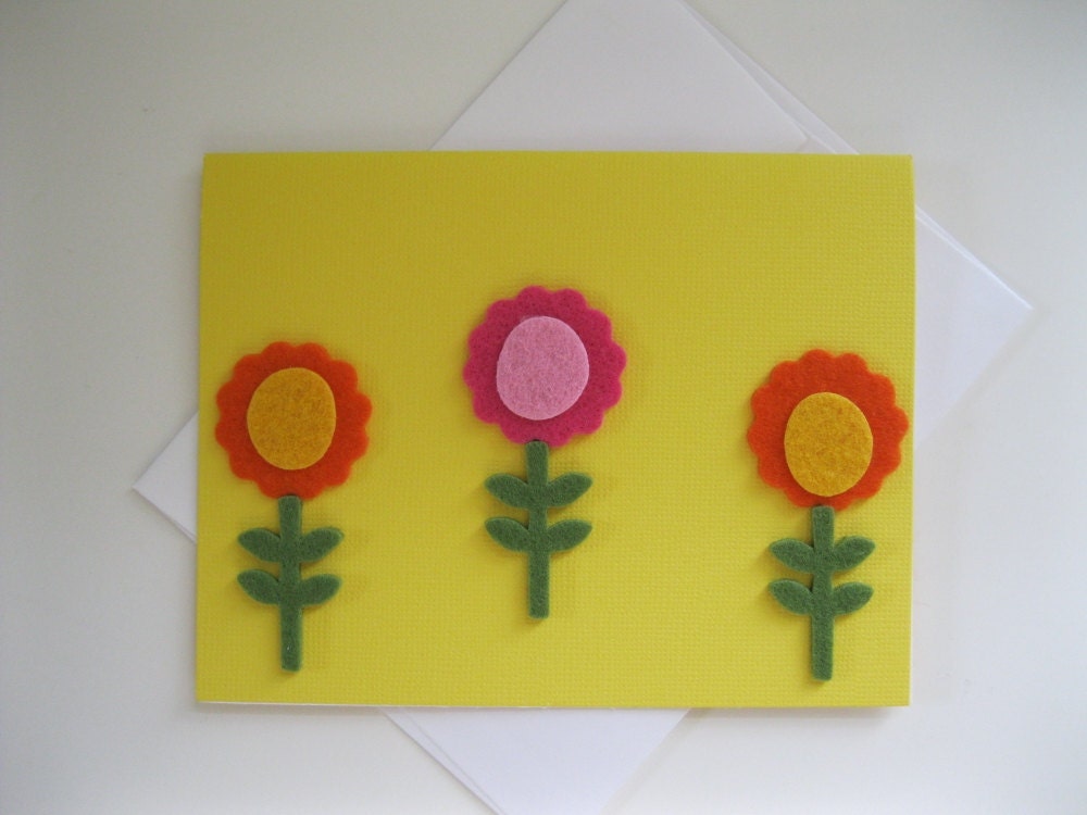 Flower, Bright, Happy, Blank, All Occasion