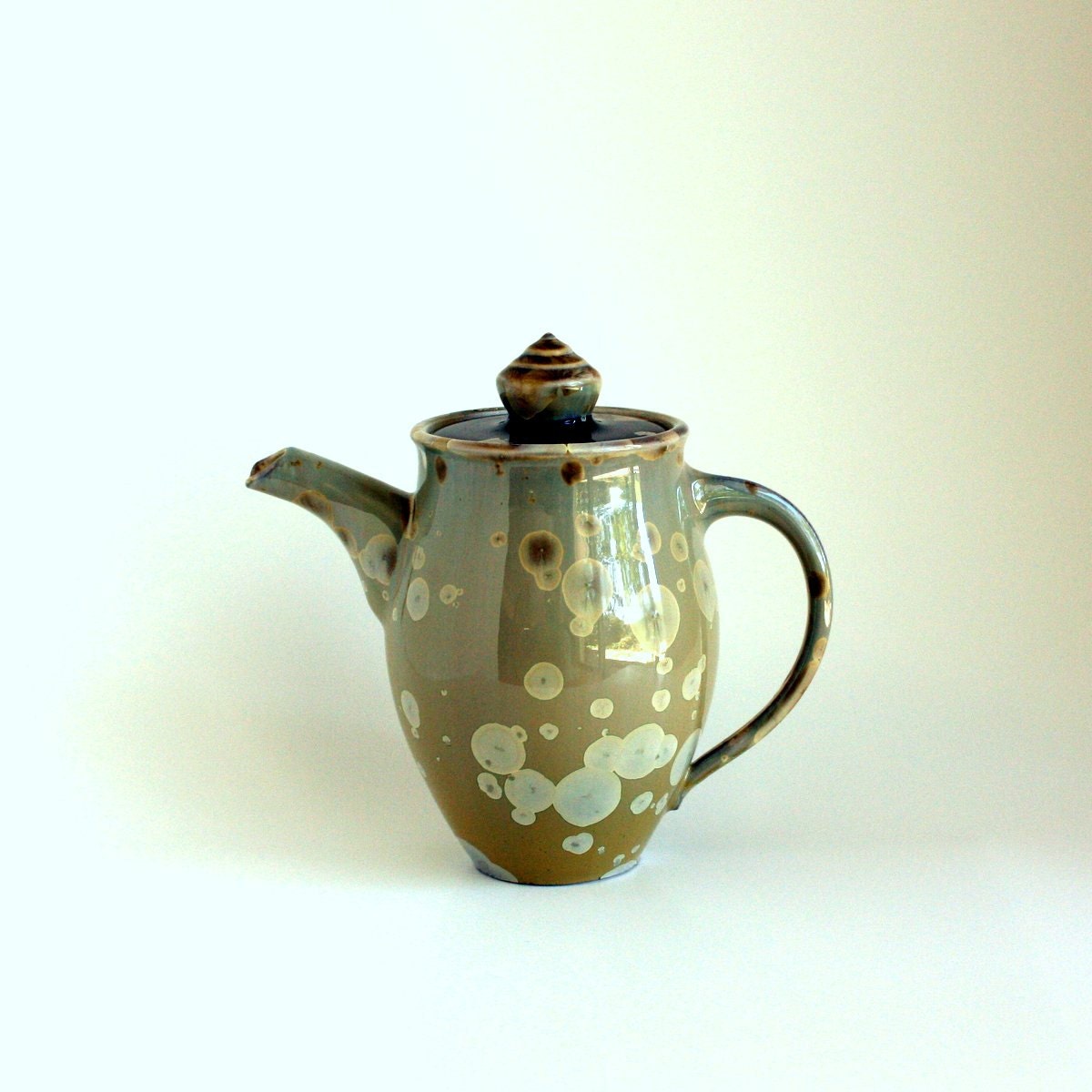 Amber Crystalline Teapot