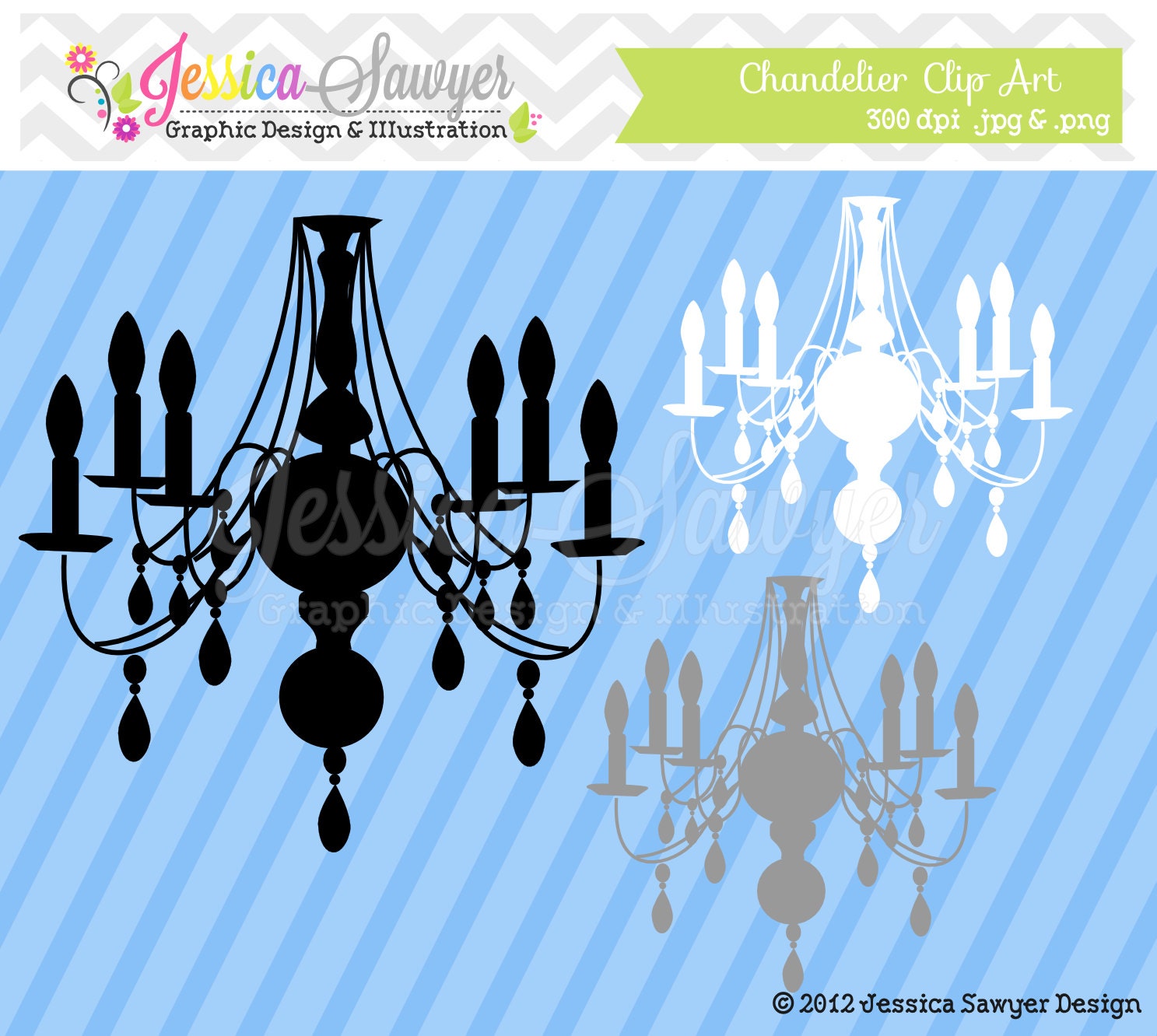 INSTANT DOWNLOAD, chandelier clipart - wedding clip art - elegant digital embellishment - commercial use - digital scrapbooking Il_170x135