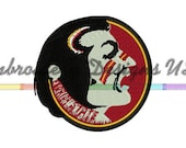 FSU Seminole Indian Football Machine Embroidery Design - Instant Download