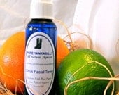 Organic Citrus Facial Toner, 2 oz. - Organic toner with lime hydrosol and grapefruit essential oil