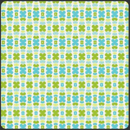 Color Me Retro by Jeni Baker for Art Gallery - Kitchenette Honeydew - Half Yard