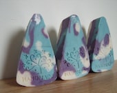 Handmade Blackberry and Basil cold process soap