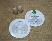 2 Share your treats circle stickers