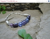 May Days Save 50% Healing Magnetic Interchangable Jewelry, Shades of purple India Glass Magnetic Moon Beam (0038)