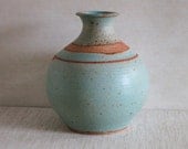 Banded Turquoise Vase