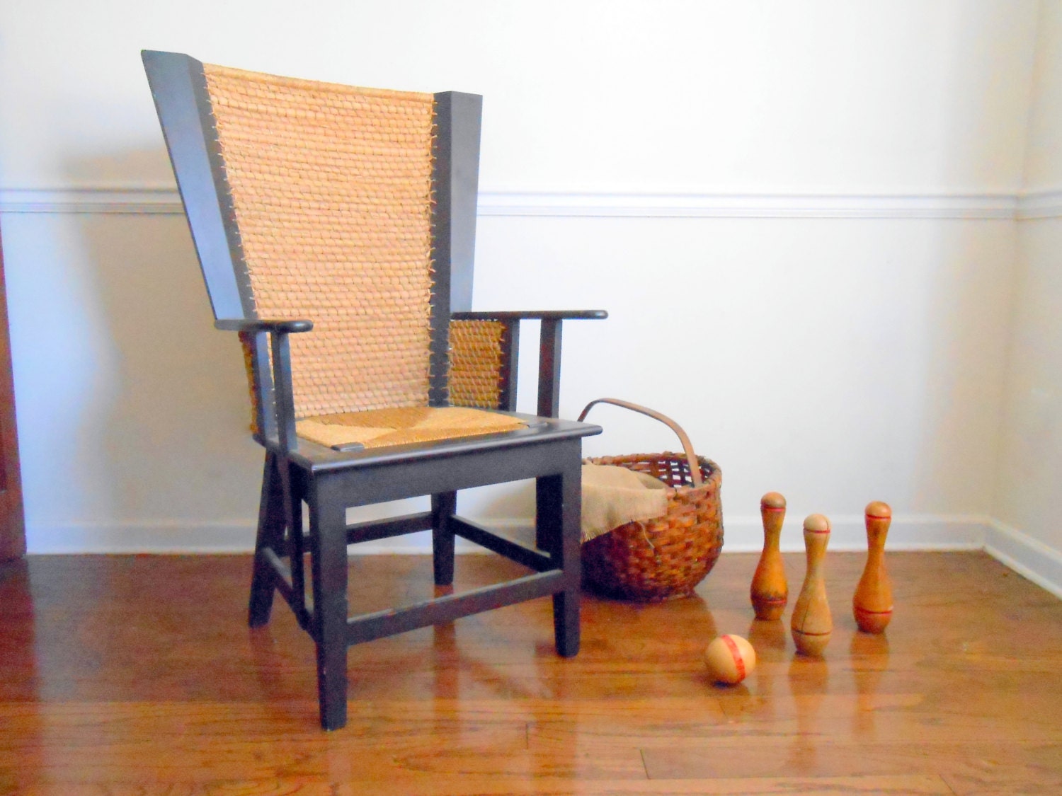 The Three Bears. Orkney Chair. Fanback. Scottish. Beach House. Wicker Chair. Rattan.