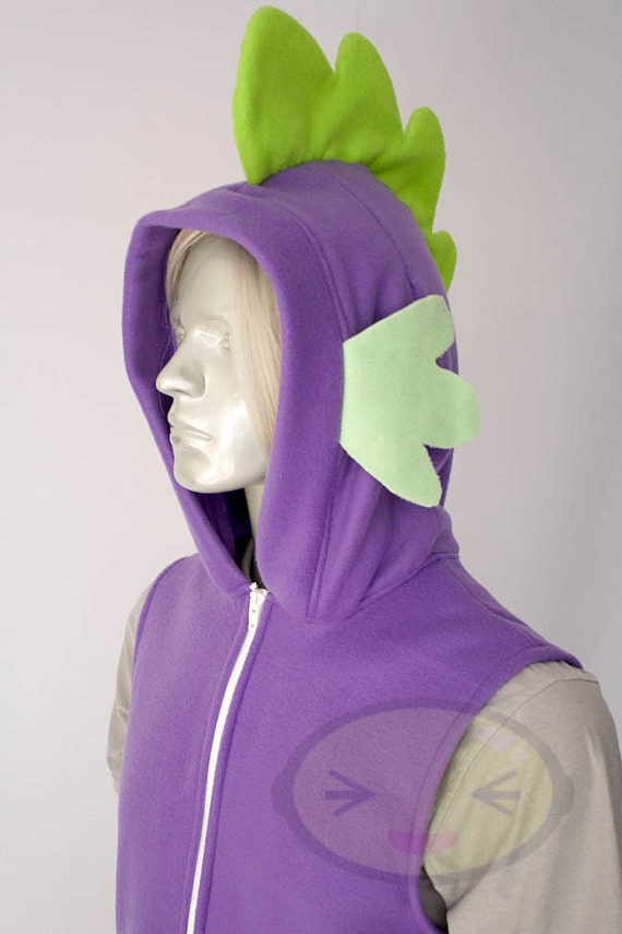 Spike Vest, Costume, Hoodie, Vest, Jacket, Hand-made, Pony