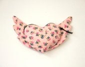 Floral Pale Pink Flying Heart Hip Bag Purse Heart Purse Valentines Day Small Bag Cute Purse Romantic Shabby Belt Bag Purse Love Gift For Her