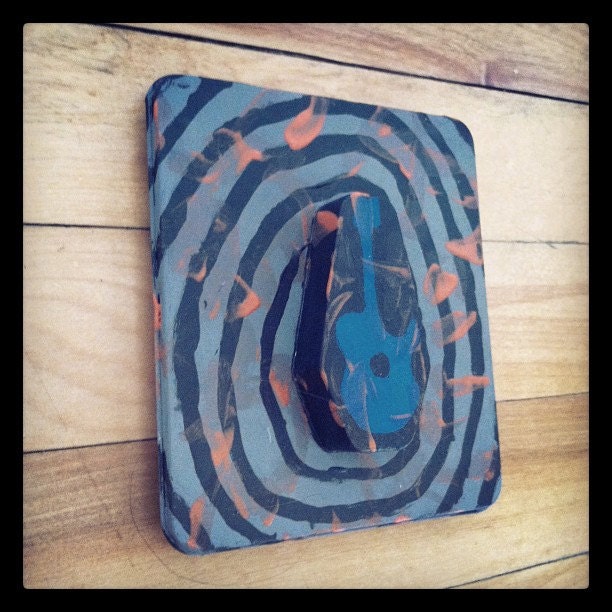 Folk-Art-Anachronism 1- Original Assemblage Artwork
