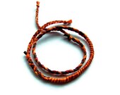 friendship bracelet wrap orange wrap bracelet