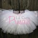 Sakura - Cherry Blossom Filled Tutu with Pink Satin Ribbon
