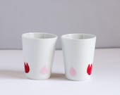 Small flowers cups