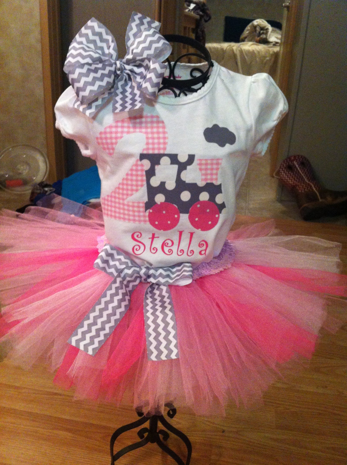 Choo Choo Train birthday outfit