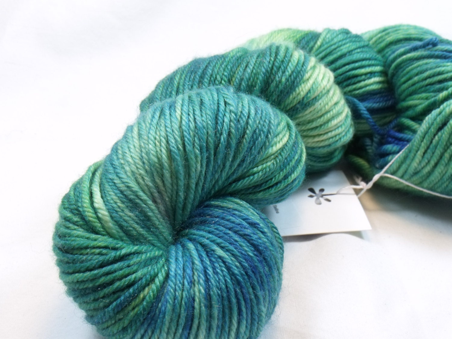 Hand-dyed Sparkle DK Yarn in Chillin' Like a Villain