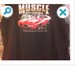 AMERICAN classic USA Flag Gray Motorcycle and Muscle Car Shirt Tank Men Long Size XXL