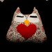 Valentine Decorative Owl Pillow