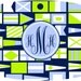 Monogrammed Melamine Platter FLAGGED