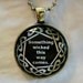 Something Wicked This Way Comes Necklace. Shakespeare Macbeth Quote. 18 Inch Ball Chain.