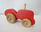 Maple wood old tractor
