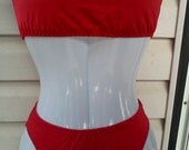 Sexy Red Bandeau Bikini-Sexy Swimwear-Ready to Ship