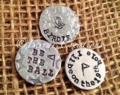 Personalized Golf Ball Markers - Choose 3 -men's gift, groomsmen gift, Father's Day, father of the groom, father of the bride