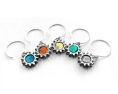 Gear Wine Charms, Gift for Dad, Anniversary Gift for Him, Stainless Steel Charms, Car Lover, Mechanic, Home Improvement