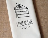 A Piece of Cake, multi-stripe kitchen towel
