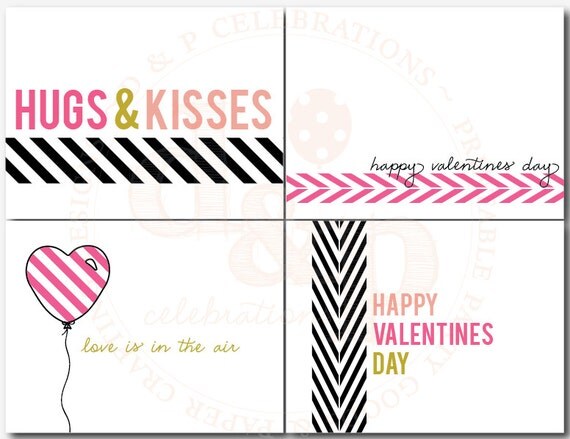 50% off Pinkie Valentine DIY Printable Love Notes Collection with FREE DIY printable envelope Il_570xn