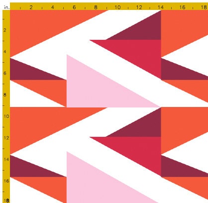 ORGANIC Baby Girl Modern Geometric Abstract Print Jersey Swaddle Blanket Large