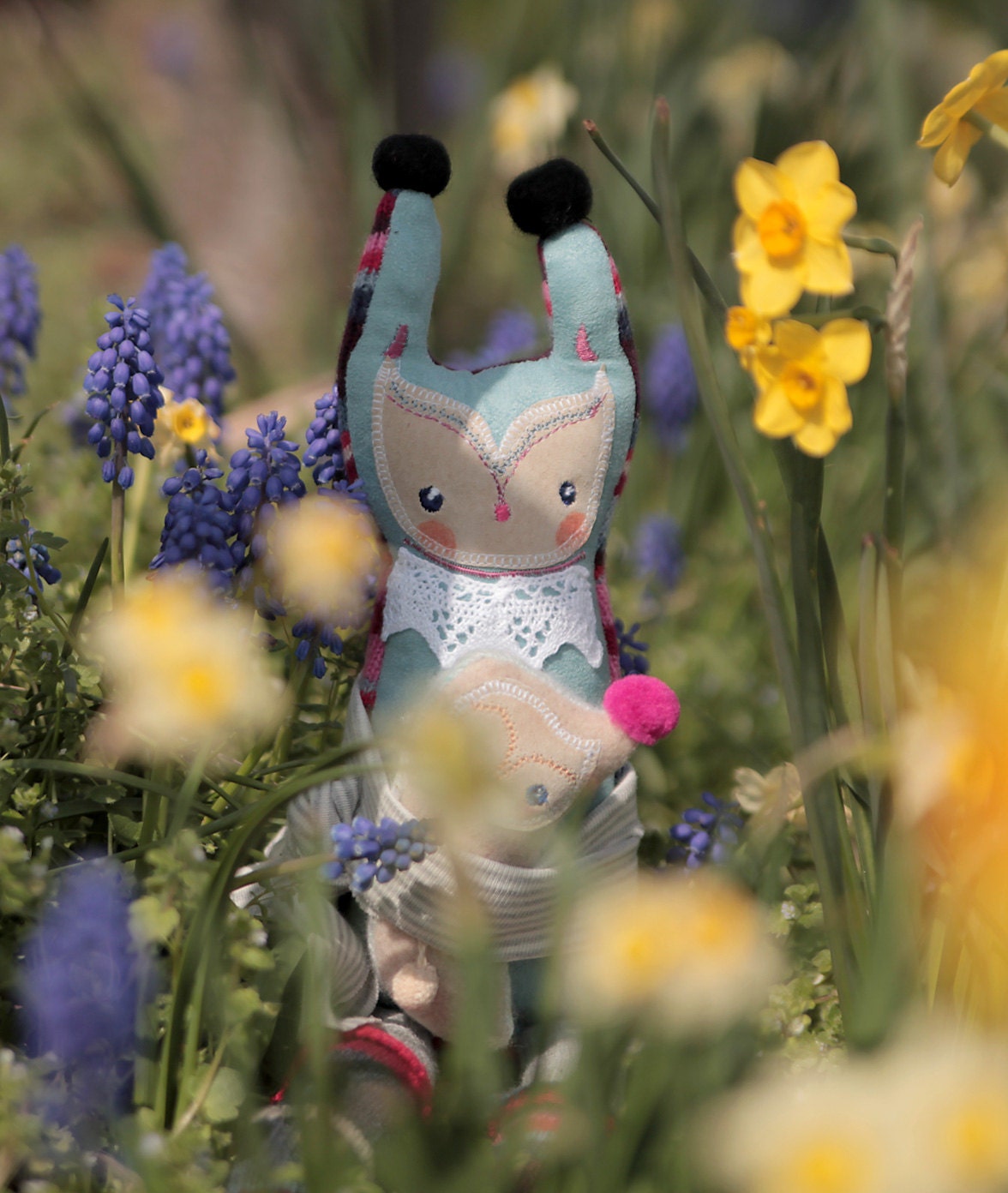 Yoko - Stuffed Fabric Doll