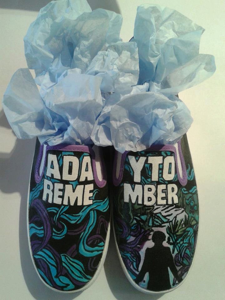 Custom Hand Painted A Day To Remember Shoes (NOT VANS BRAND)