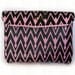 Clutch Bag Chevron Pattern in Pink and Purple