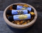 Ancient Indigo Organic Calendula and Honey Lip Balm with Organic Maine Wildflower Honey