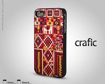 Night Tent Pattern iPhone 4 Case