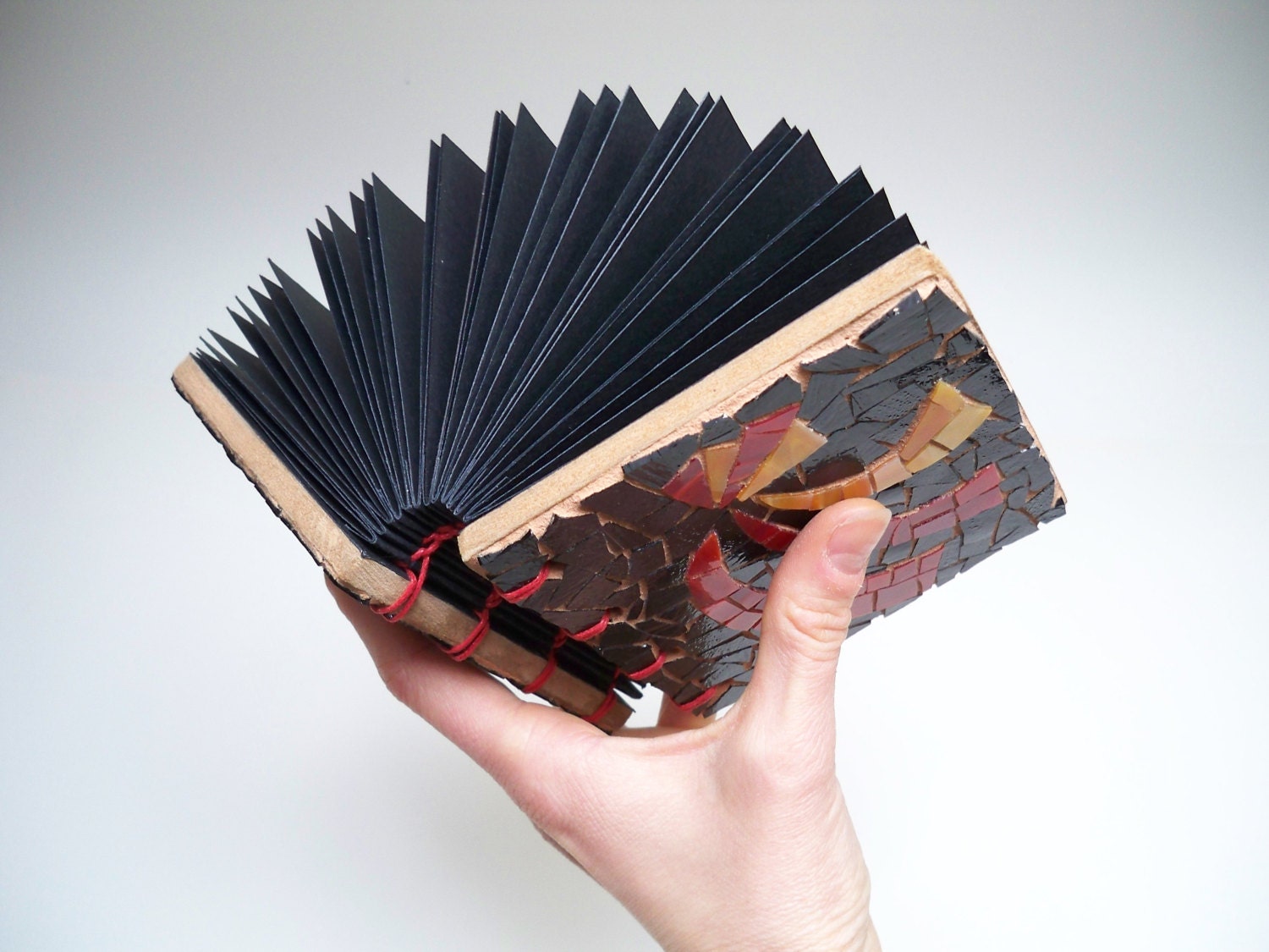 Art Book - Mosaic, black pages - photo album, journal