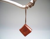 Wearable Miniature Book - Leather Book Pendant, love message