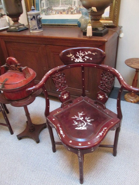 Asian Oriental Corner Chair