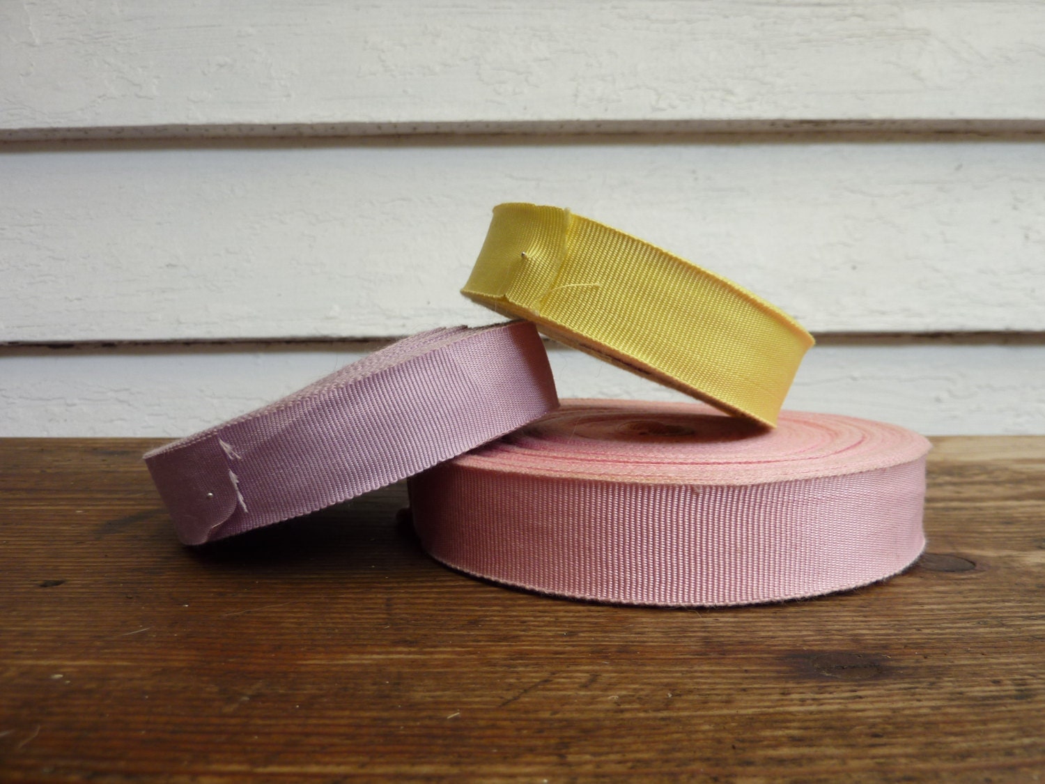 Vintage Sewing Supplies - Vintage Ribbon - Grosgrain Ribbon