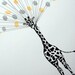 Giraffe Fingerprint Guest Book