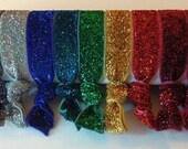 Glitter Stretch Elastic Hair Ties