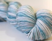 Timey-wimey Lady Sybil's Sense of Fashion - Haunted 80/20 Merino/Nylon Glazed Tonal Sock Yarn