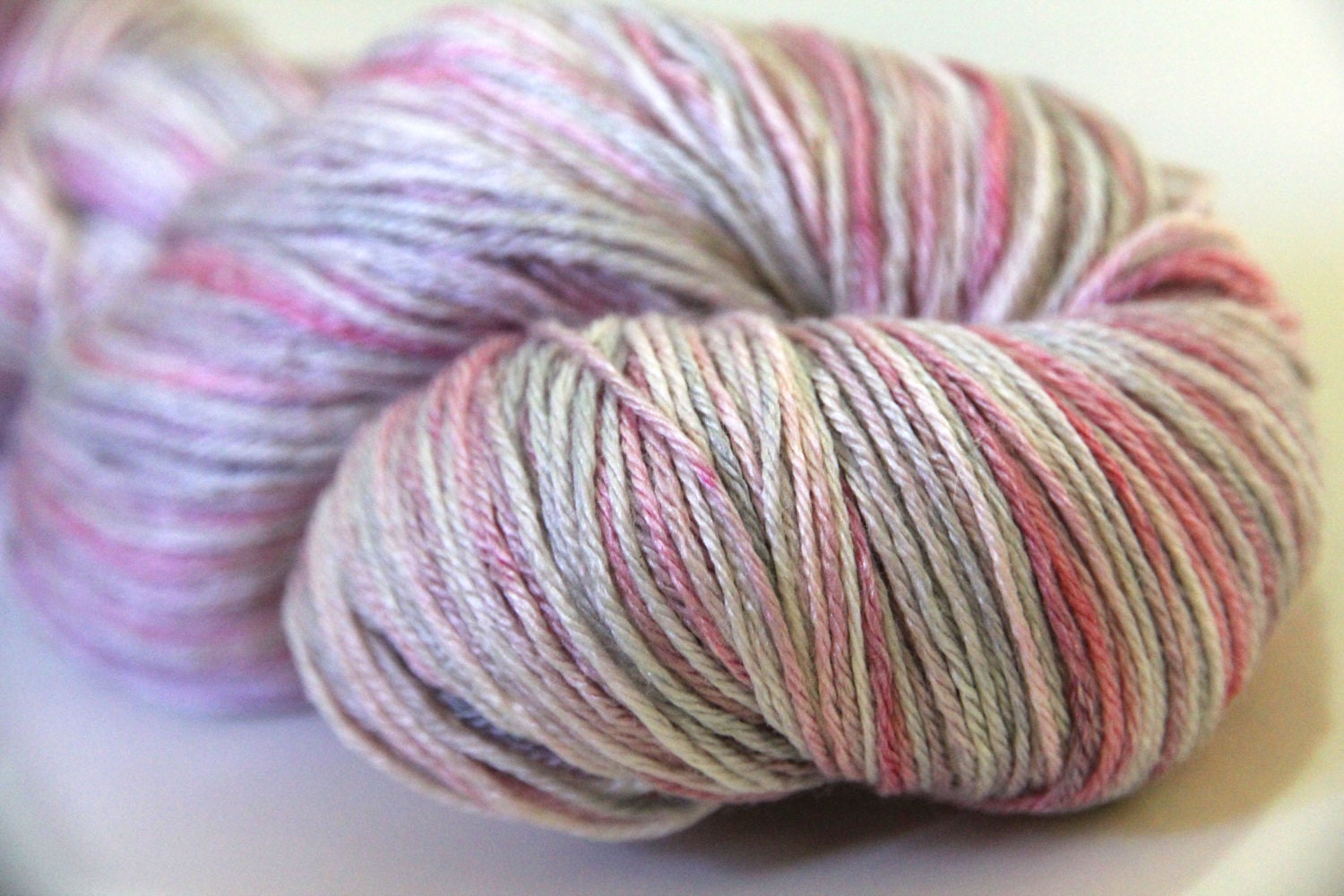 Pointe Shoes - Ominous 50/50 Merino/Silk Glazed Tonal Sock Yarn