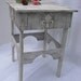Rustic Reclaimed Barnwood Side Table French Country Shabby Chic