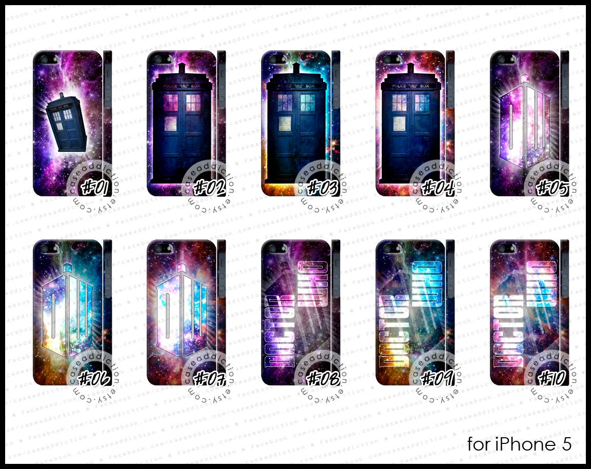 iPhone 5 - TARDIS DOCTOR WHO galaxy nebula space case cover